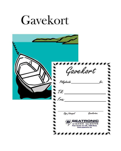 Gavekort fra Seatronic