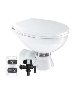 Seaflo Elektrisk toalett Regular Quiet flush Soft close, for ferskvannspyling 24V