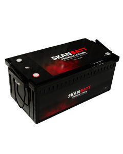 Skanbatt Premium Lithium 12V 300Ah 200A BMS Bluetooth Heat
