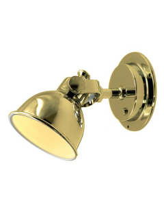  Nautilight LED kabinlampe i messing - 12V