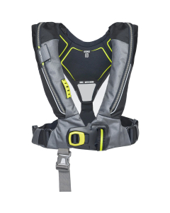 Spinlock Deckvest 6D 170N automatisk oppblåsbar redningsvest med HRS (sort)