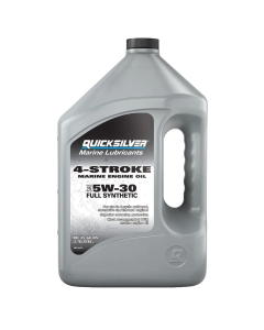 Quicksilver 5W-30 4-takts helsyntetisk olje, 4 liter