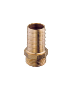 Slangekopling han messing 1/2" gjenger - 13mm slangestuss