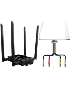 LTC Mobil 4G router med ekstern antenne 12/24/220 Volt
