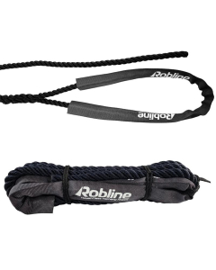 Robline 3-slått fortøyningstau med øye og slitehylse 14 mm 4 m marineblå