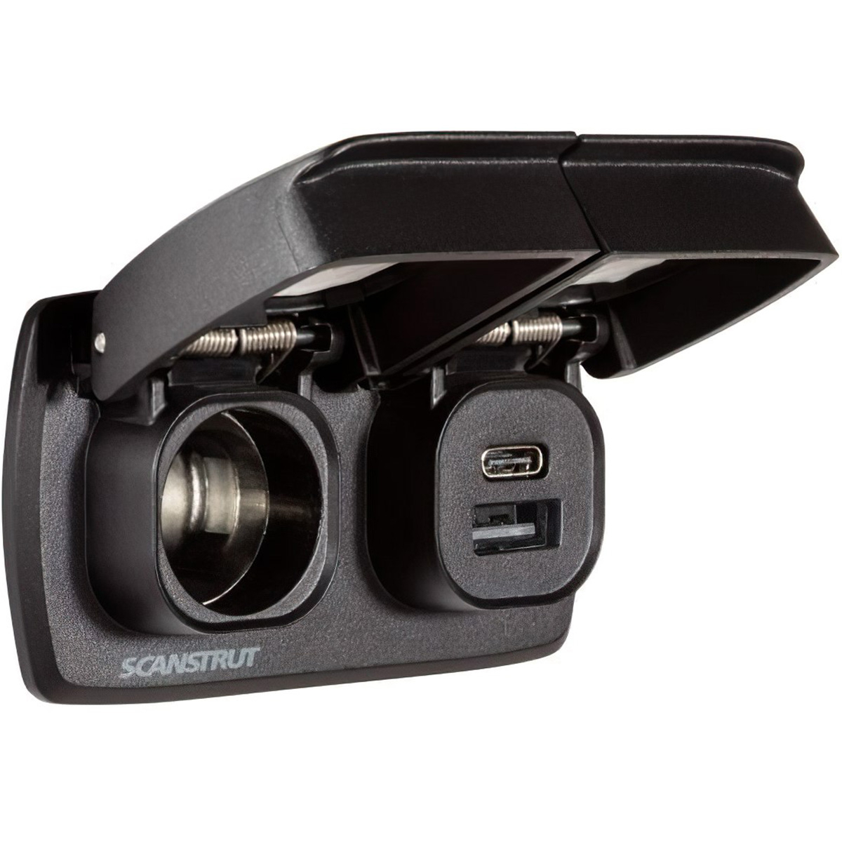 Scanstrut SCMULTIF2 Flip PRO USB og 12V uttak 12/24V Seatronic