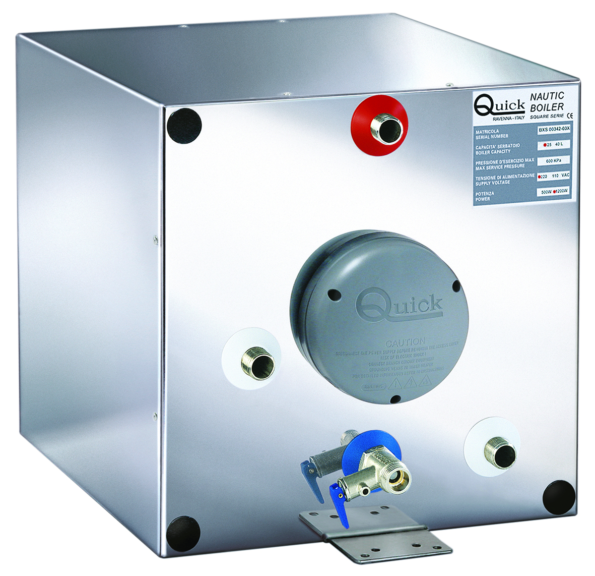 Quick BSX varmtvannsbereder 40L Firkantet