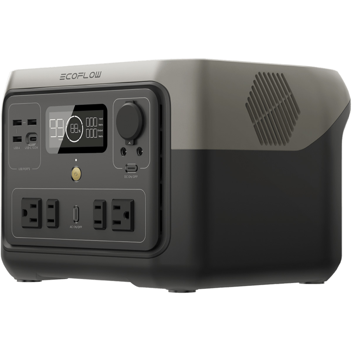EcoFlow River-2 Max bærbar strømforsyning 512Wh-500W