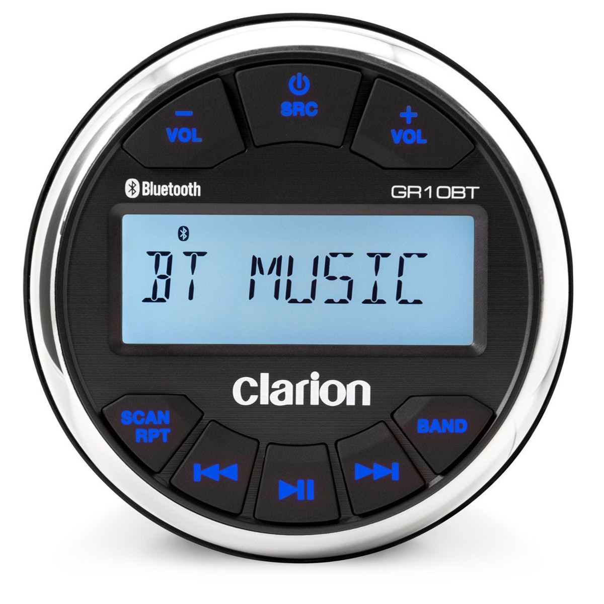 Clarion Marine Radio GR10BT med FM, AM, Bluetooth, USB, Aux