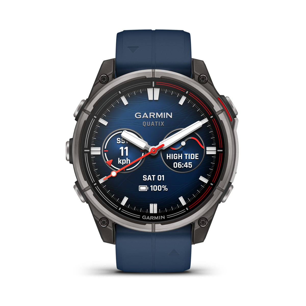 Garmin quatix 8, 47 mm maritim smartklokke med AMOLED-skjerm