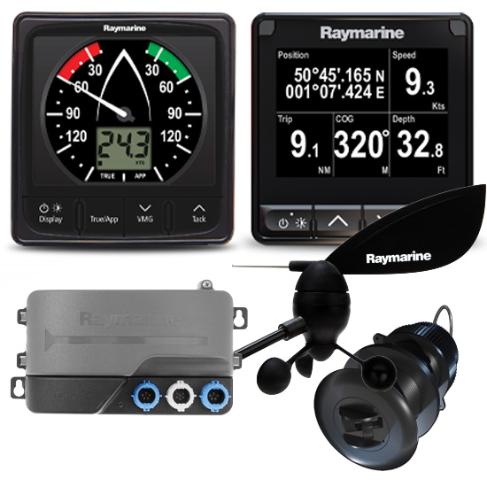 Raymarine i60 og i70s Tridatapakke med givere